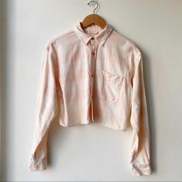 TNA Cropped Button-Up - Picture 1 of 8